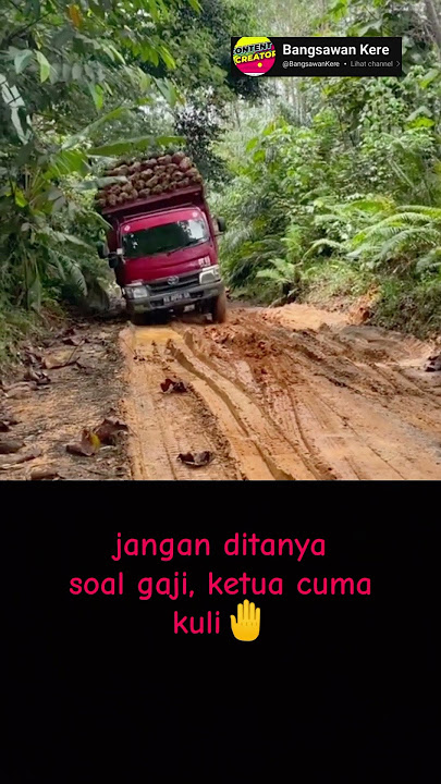 mobil truck oleng di jalan  lumpur #viralvideo #trucksawit  #mobiloleng #trending #car #fyp #shorts