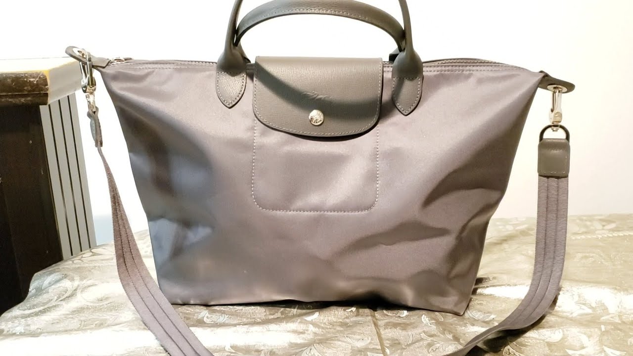 New Longchamp Le Pliage Neo 1500 mini Top Handle / Crossbody taupe