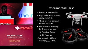 nullcon Goa 2015: Drone Attacks How I hijacked a drone by Rahul Sasi