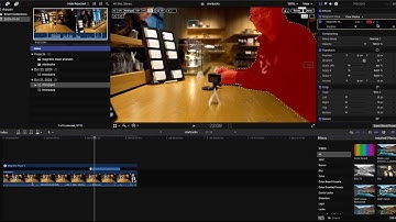 Final cut pro 11  - How to use the Magnetic mask and use the Sharpen Effect