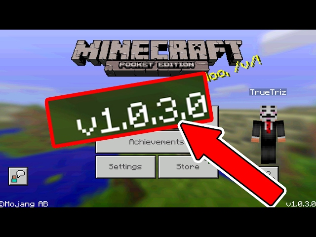 NOVA VERSÃO DO MINECRAFT PE 1.0.3 (Minecraft Pocket Edition) 