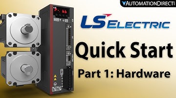 LS Electric L7C & L7P Servo System Quick Start Part 1 from AutomationDirect