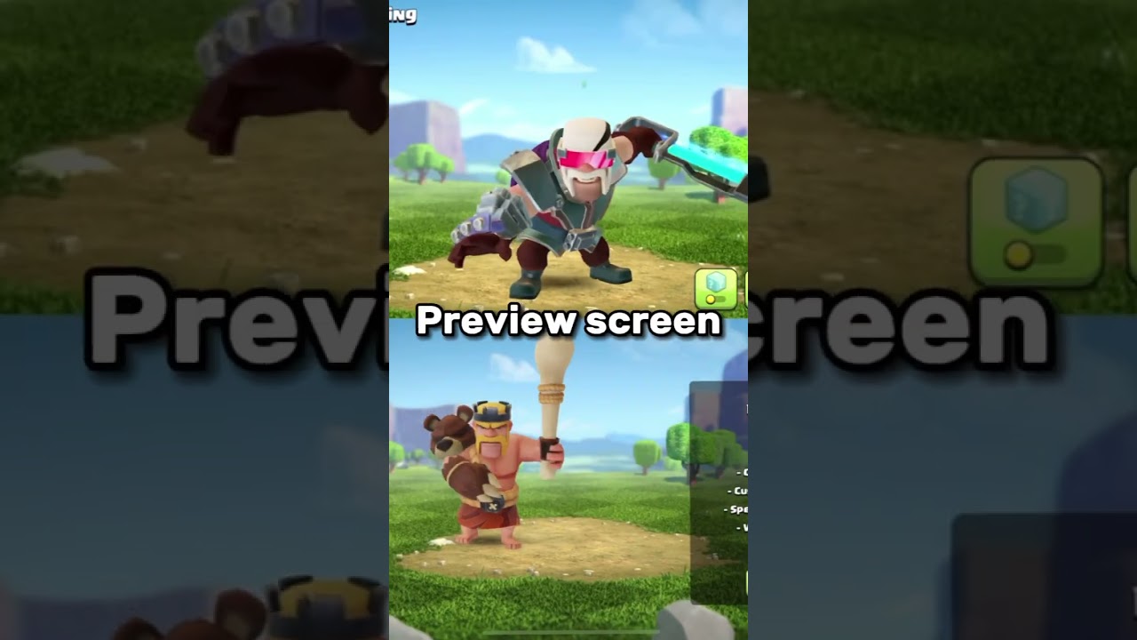 SKIN VS SKIN Clash of Clans | Future king vs Primal King which do you prefer? 