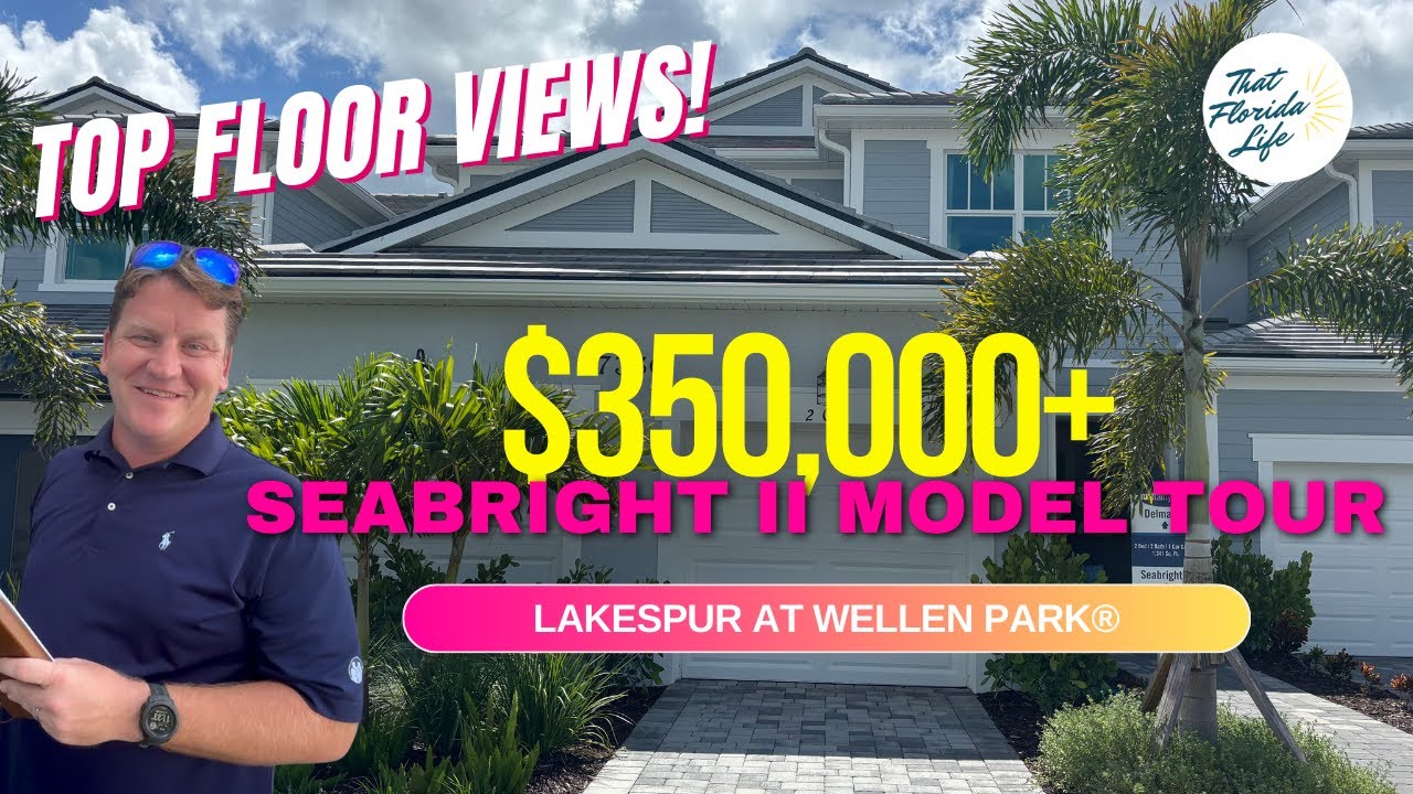 Top Floor VIEWS! Seabright Coach Home Model Tour Lakespur at Wellen Park by Mattamy Homes