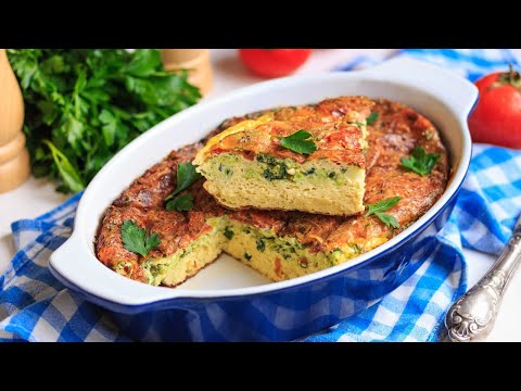 Кабачковый Омлет В Духовке Рецепт С Фото