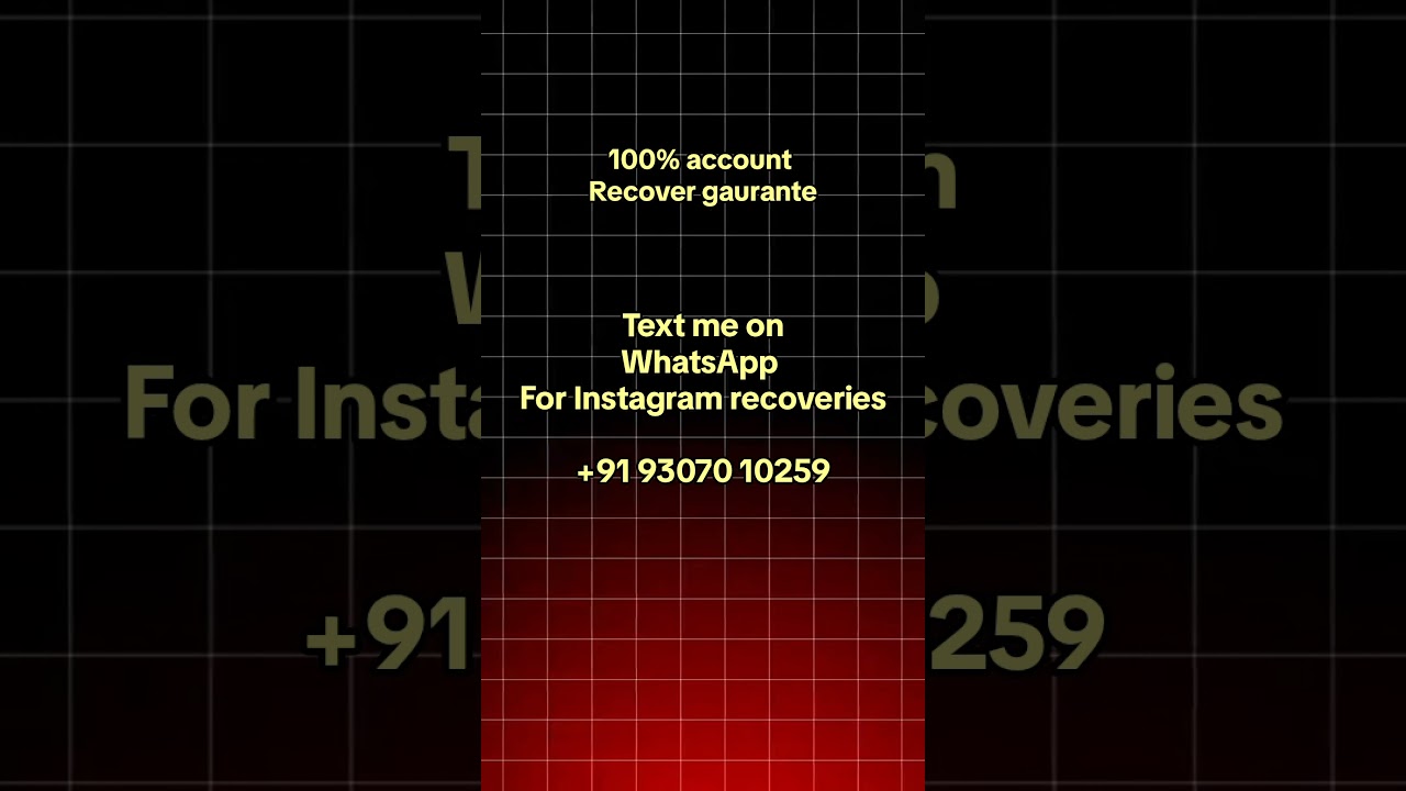 INSTAGRAM DISABLED ACCOUNT RECOVERY 🔥