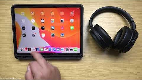 Hoe u een Bluetooth-hoofdtelefoon aansluit en koppelt aan de iPad Pro 2020