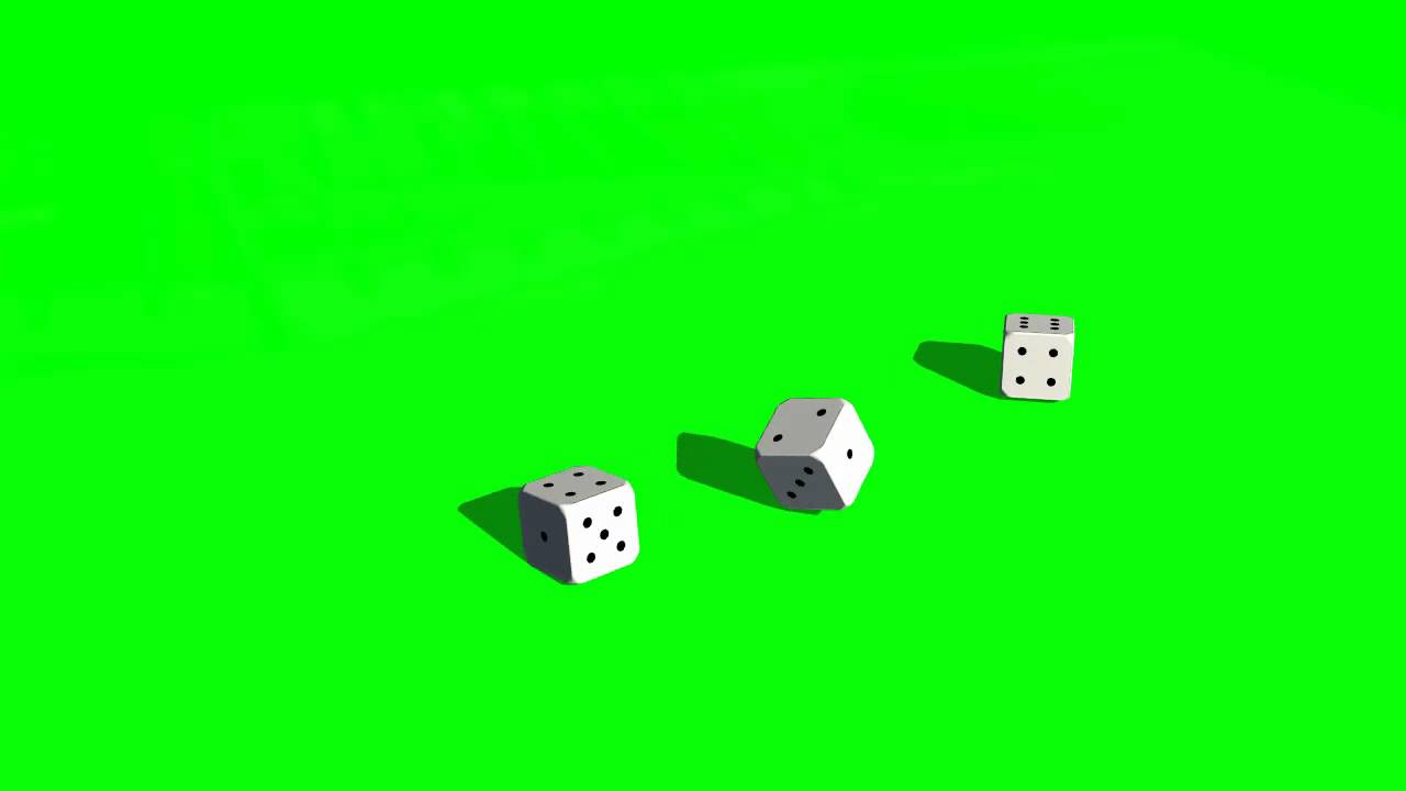 cubes fall - different views - green screen effects - free use