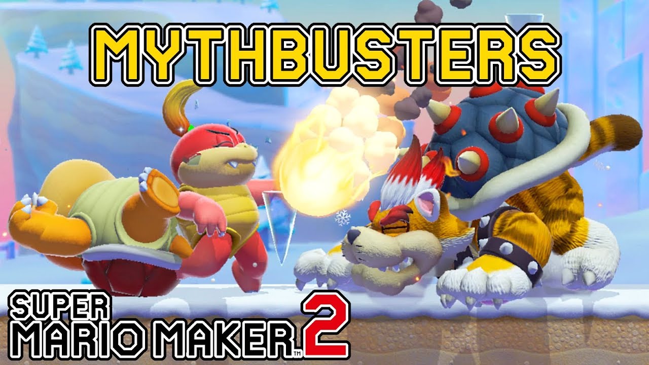 Can You Defeat Bowser with a Groundpound? - Super Mario Maker 2 MYTHBUSTERS [#1]