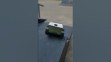 WPL-RC E-1 skate park test #wpl #gaz71 #amphibious #rc #shorts #tank #reveiw