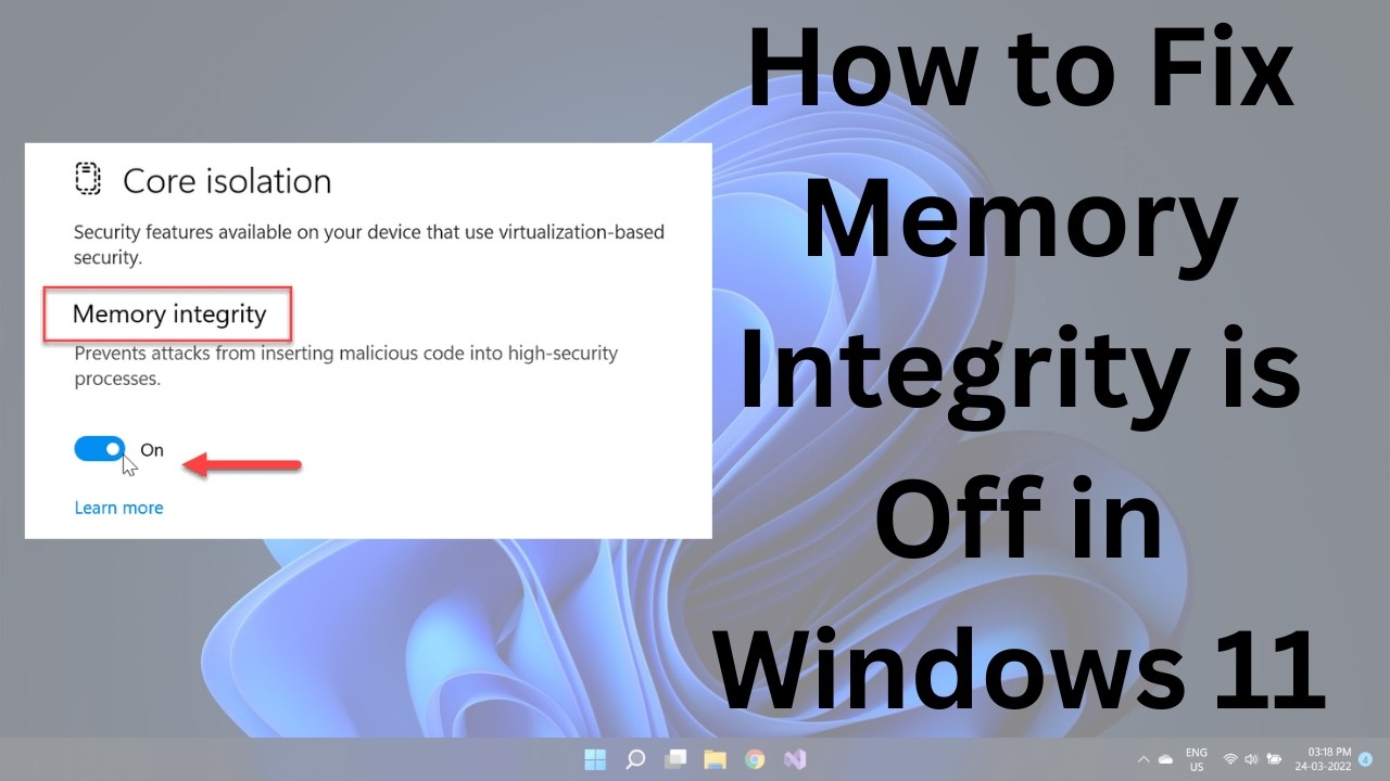 How to Fix Memory Integrity is Off in Windows 11 - YouTube