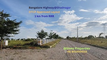 🏡 DTCP Approved Open Villa Plots in Shadnagar | Affordable Price | Sreez Properties