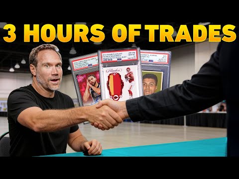 3 Hours of Negotiating BIG Card Trades 🤝 🔥