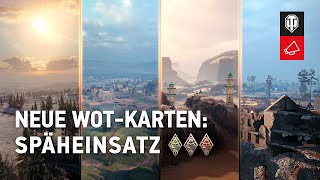 Neue WoT-Karten: Späheinsatz [World of Tanks Deutsch]