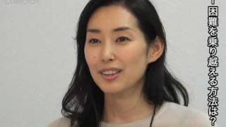 しっとり美人の木村多江、日本舞踊で習った色っぽい仕草見せる／映画『東京島』インタビュー