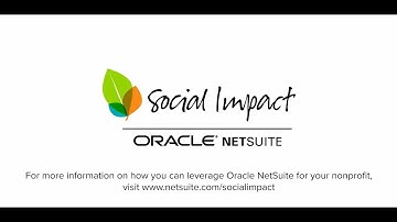 Oracle NetSuite Social Impact