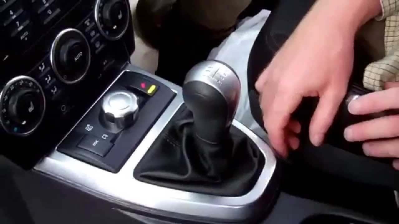 How to remove manual gear knob / gaiter on Land Rover Freelander 2