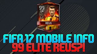 FIFA 17 MOBILE GAMEPLAY w/PLANS and LIVE EVENTS - HOW TO GET 99 ELITE MARCO REUS?! screenshot 3