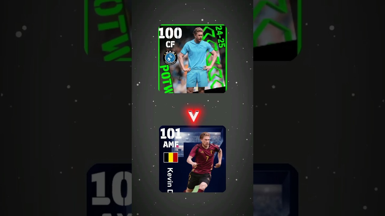 Top 6 Kevin De Bruyne Card in efootball 2025 | De Bruyne Best Card In efootball 2025 