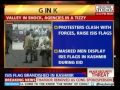 Masked display ISIS flags Kashmir