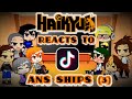 Haikyuu Reacts to TikTok and SHIPS! (PART 3) | Gacha