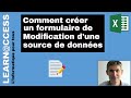 VBA - Comment créer un  Formulaire de Modification