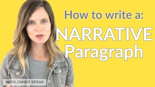 How to Write a Narrative Paragraph | English Writing Skills | 2020