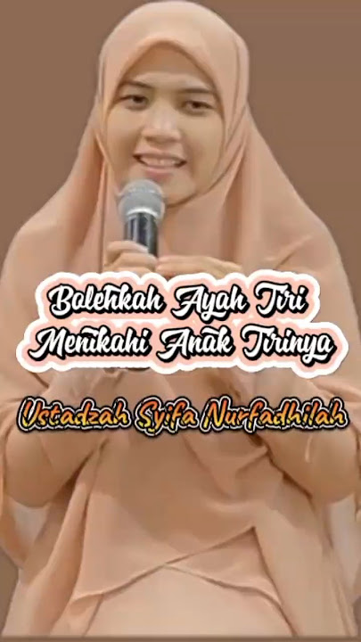 Download lagu Bolehkah Ayah Tiri Menikahi Anak Tirinya - Ustadzah Syifa Nurfadhilah #ustadzahsyifanurfadhilah