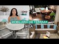 Mobiliario de terraza. IKEA y LEROY MERLÍN
