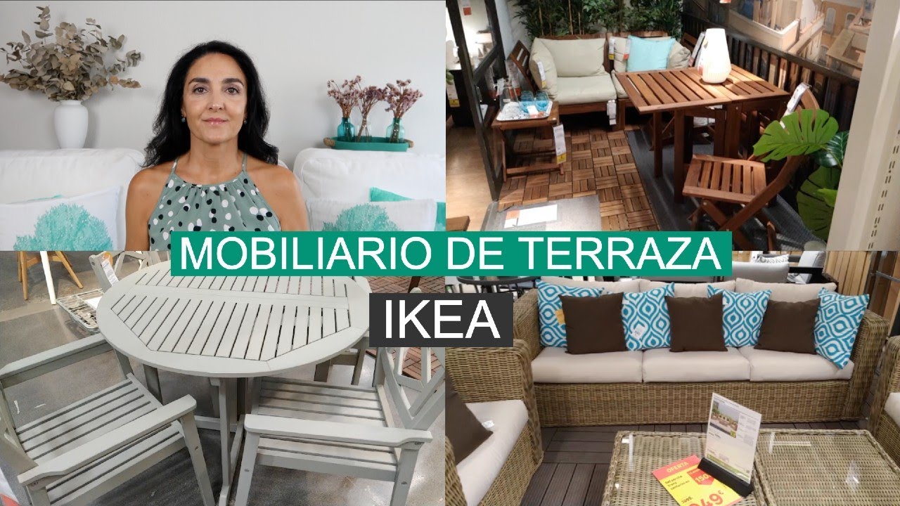 Mobiliario de terraza. IKEA y LEROY MERLÍN