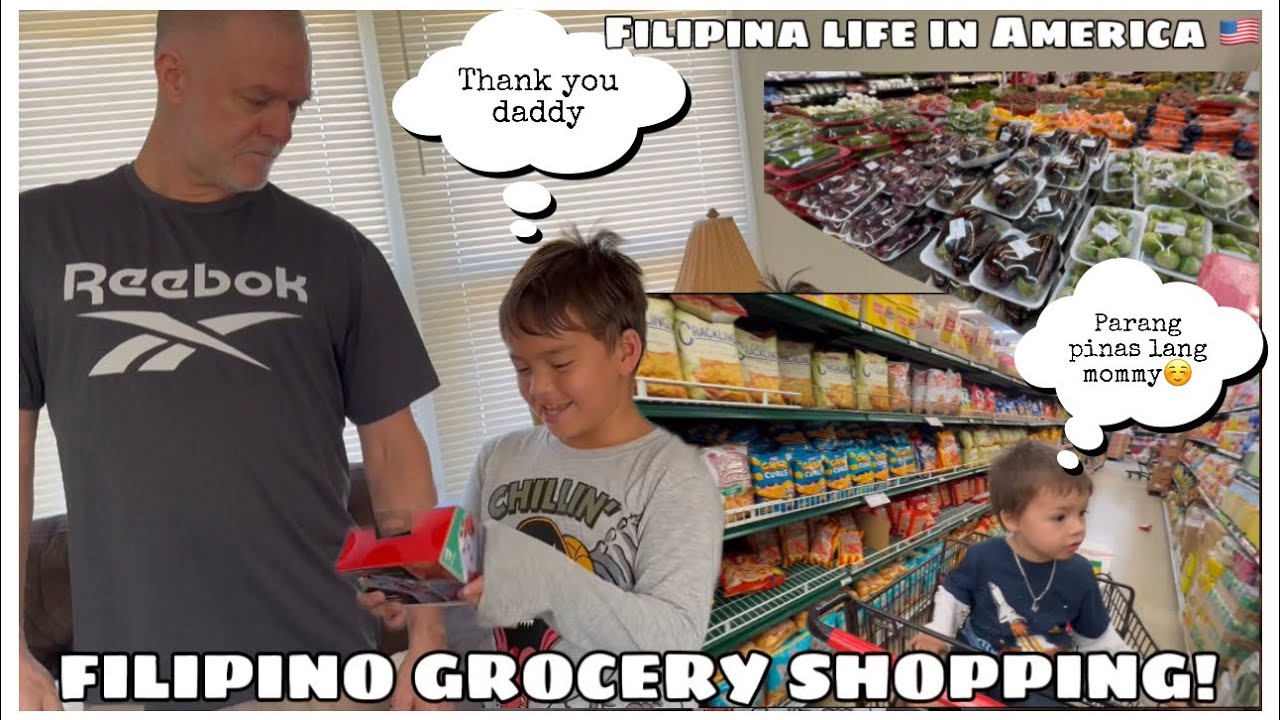 FILIPINO GROCERY SHOPPING+MAY NA MEET AKONG PINOY+NEW PLACE TOUR |Life in America 🇺🇸