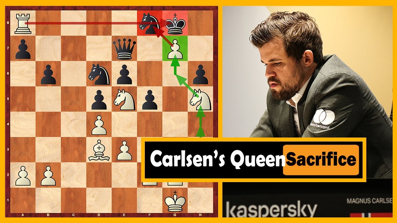 Queen Sacrifice #chess #magnuscarlsen