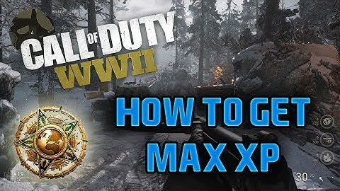 COD WW2 FASTEST XP TUTORIAL - Fastest Way to Level Up/Get Prestige Master Level 1000