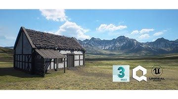 Create House Part 2 Walls 3dsMax Unreal Engine 4 Quixel Timelaps