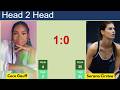 Sorana Cirstea vs Coco Gauff live score and H2H results