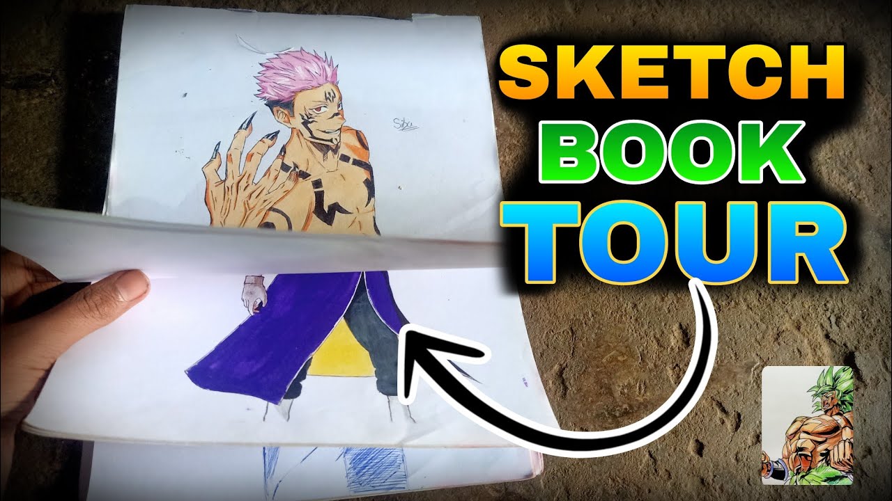 Sketch Book Tour [ Try Not To Laugh At My Drawing 😂 ] || I AM ART BOY ...