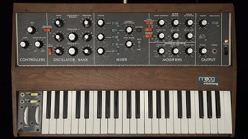 How to use the Moog Model D Minimoog Synth from 1973 Complete Tutorial