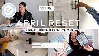 APRIL RESET ROUTINE | over budget month, cleaning, new products