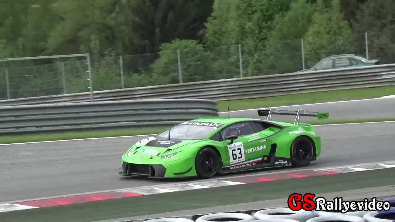 Grasser Racing Team - Lamborghini Huracan GT3 - Test 2015 @Red Bull Ring (GSrallyevideo)