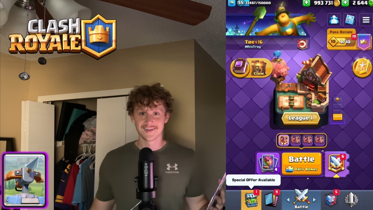 ASMR Clash Royale | Ranked Thursdays Crazy Games!