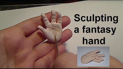 Tutorial - How to Sculpt Miniature Hands in Polymer Clay