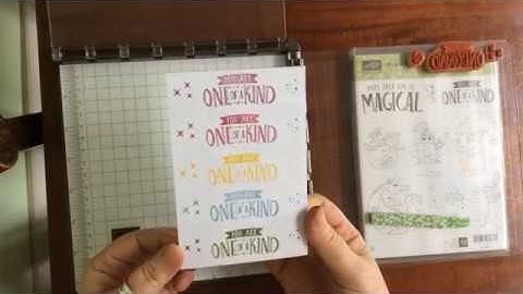 Stamparatus How to Create the Perfect Image. # 1. Hinged Step Stamping