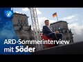 ARD-Sommerinterview mit Markus Söder, CSU