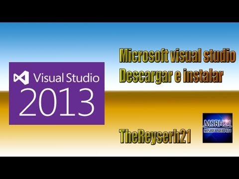 descargar e instalar miicrosoft visual studio 2013 no crack)