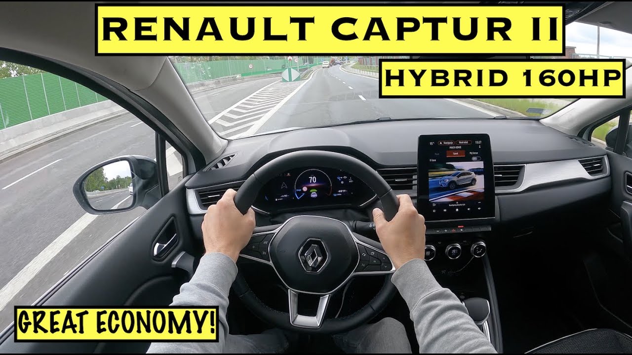 NEW 2021 Renault Captur Crossover 1.6 Hybrid E-Tech 160HP | POV TEST DRIVE | SPECS | 0-100