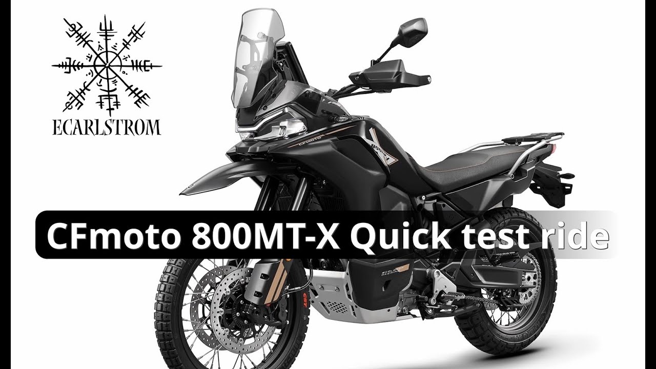CFmoto 800 MT-X Quick test ride. Compared to the 450MT and KTM890R