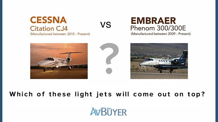 Jet Comparison | Citation CJ4 vs Phenom 300/300E