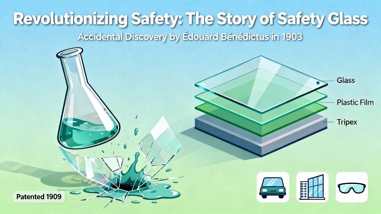 "From Accident to Innovation: The Birth of Safety Glass by Édouard Benedictus"