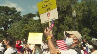 Rally Against Hate Held At Capitol In Sacramento