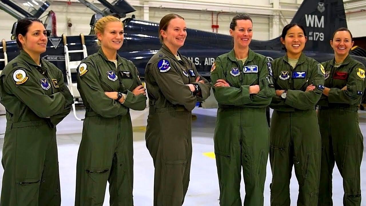 Stunning female pilots of the B-2 Spirit fly the T-38 Talon supersonic jets.